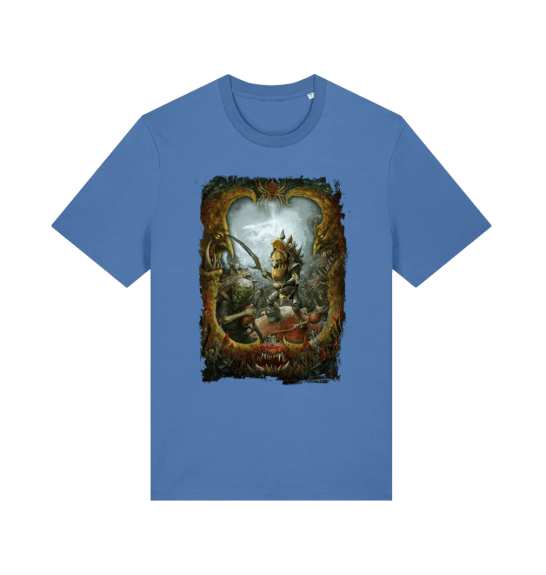 Bright Blue Printed T-shirt